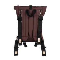 Monkey Mum® Mochila integrada de softshell para portabebés Carrie - Huella de oso