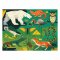 Mudpuppy Dwustronne puzzle Lądowi i morscy drapieżnicy 100 elementów