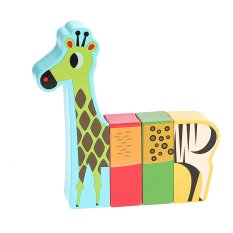 Vilac Drewniane puzzle Wesołe safari