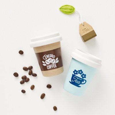 Le Toy Van Kaffee und Tee zum Mitnehmen 2 Stk.