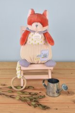 Doudou Set cadou Vulpe de pluș Romarin cu melodie, 20 cm