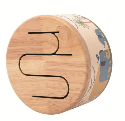 2Kids Toys Holztrommel Safari