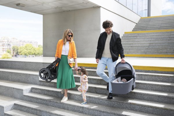 KINDERKRAFT SELECT Kinderwagen kombiniert Nea 2in1 Deep Grey, Premium