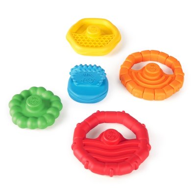 BABY EINSTEIN Stacking grizalo 2 v 1 Stack&Teethe™ 0m+