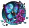 EscapeWelt Drewniane puzzle Motyl 200 elementów