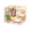 Puzzle 3D en bois RoboTime Miniature de maison de poupée Salle de bain pour filles