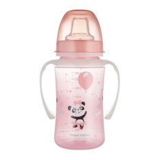CANPOL BABIES Cană de antrenament Exotic Animals 240 ml roz