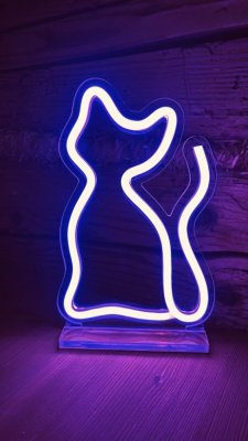 2Kids Toys LED NEON LIGHT lampa Katt