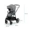 KINDERKRAFT SELECT Kinderwagen kombiniert Nea 2in1 Deep Grey, Premium