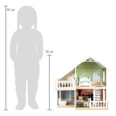 small foot Puppenhaus aus Holz mit Terrasse