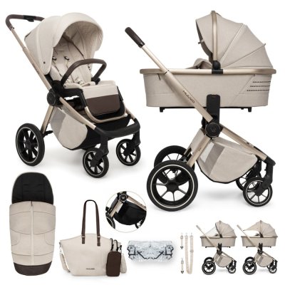MUUVO Kombikinderwagen Quick Boho Brown Set 2in1