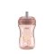 CHICCO Šalica Advanced sa slamkom pink, 12m+