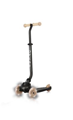 QPLAY Sema Evo Scooter/Balance Bike with LED Lights Khaki, ages 1-6 years, up to 50 kg