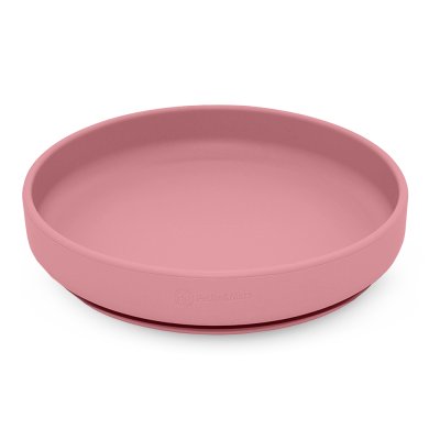 PETITE&MARS Plato de silicona con ventosa TAKE&MATCH Dusty Rose 6m+