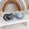 CANPOL BABIES Silikon Schnuller Symmetrisch Light touch GOLD 6-18m 2Stk blau