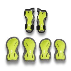 QPLAY Chrániče dětské Green, vel. S, vek 3-5 let