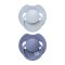 LOVI Dynamischer Silikonschnuller Prime 18m+ 2 Stk. Baby Blue/Blue