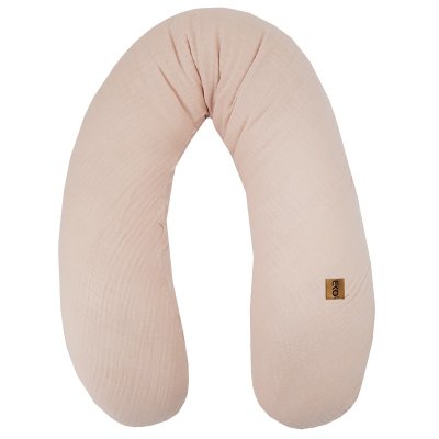 EKO Poduszka do karmienia muślinowa Powder pink 180 cm