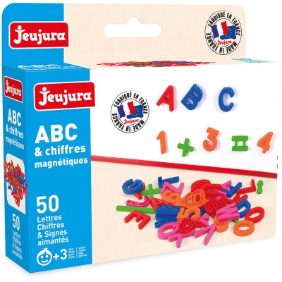 Jeujura Letras Magnéticas Coloridas 50 unidades