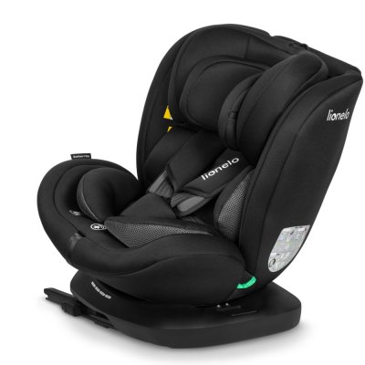 LIONELO Bilbarnstol Bastiaan i-Size (40-150 cm) Black Carbon