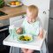 BABYONO Silicone spoon with cover green cat 6m+