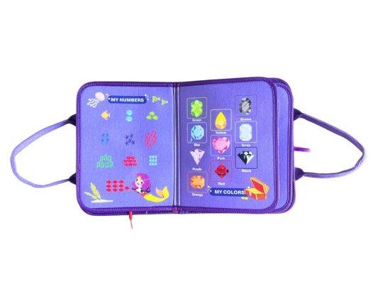 2Kids Toys Sensorisk busy book Sjöjungfrur