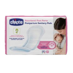 CHICCO Assorbenti post parto 100% cotone biologico 10 pz