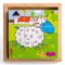 Bigjigs Toys Obrazkowe kostki kubusy Zwierzątka 9 kostek