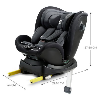KINDERKRAFT SELECT Scaun auto Xrider i-Size 40-125 cm Negru