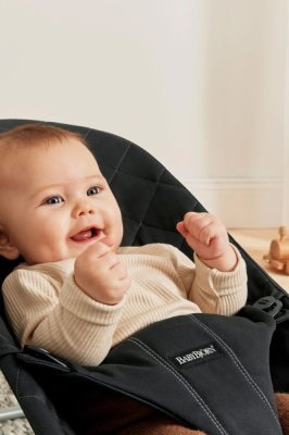 BABYBJÖRN Babywippe Bliss Woven, Schwarz