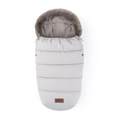 PETITE&MARS Set zimní fusak Comfy 4v1 + rukavice na kočárek Furry Champagne Shower