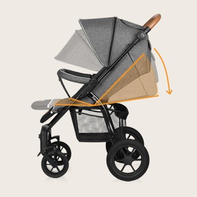 LIONELO Sportkinderwagen Annet Tour Grey Stone
