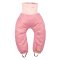 Verstelbare softshell winter kinderbroek met sherpa Monkey Mum® - Roze schaapje