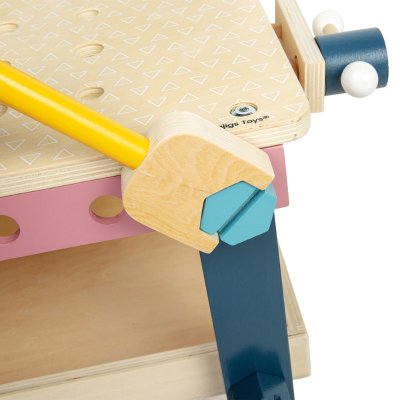 Bigjigs Toys Kinder Werkbank mit Werkzeug