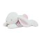 Doudou Coelho de Pelúcia com Pompon Rosa 80 cm