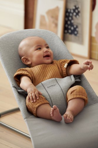 BABYBJÖRN Lounger Bliss, camisa 3D cinza claro