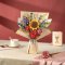 Puzzle 3D en bois RoboTime - Bouquet de fleurs
