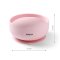 BABYONO Silikonnapf mit Saugnapf – rosa ab 6 Monaten