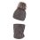 Set cappello a maglia con POMPON e scaldacollo Outlast ® - grigio scuro