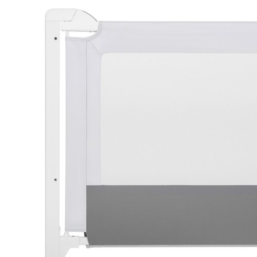 Zábrana na postel Monkey Mum® Popular - 180 cm - světle šedá