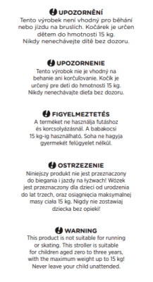 PETITE&MARS Nánožník ke kočárku Street+, Royal, Move černý