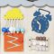 2Kids Toys Activity board Domek szary
