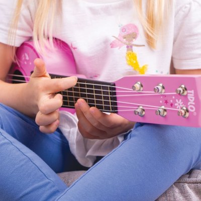 Tidlo Holzgitarre Stern Rosa