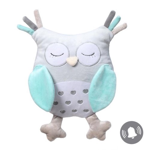 BABYONO Plush owl Sofia blue