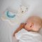 BABYONO Zabawka przytulanka Lama Lulu niebieska 0m+