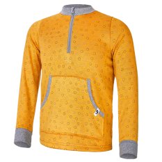 Sudadera cálida con bolsillo - ocre