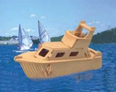 Woodcraft Puzzle 3D en bois - yacht