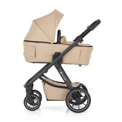 PETITE&MARS Kočárek kombinovaný ICON 2v1 Mocha Beige LITE RWS + Core Pro i-Size Black Grey + Báze