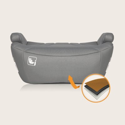 LIONELO Sittdyna Luuk i-Size (125-150 cm) Grå