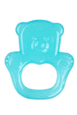 BABYONO Teether hűsítő medve türkiz